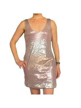 *NWT* AS U WISH Sequin Stretchy Party Mini Dress